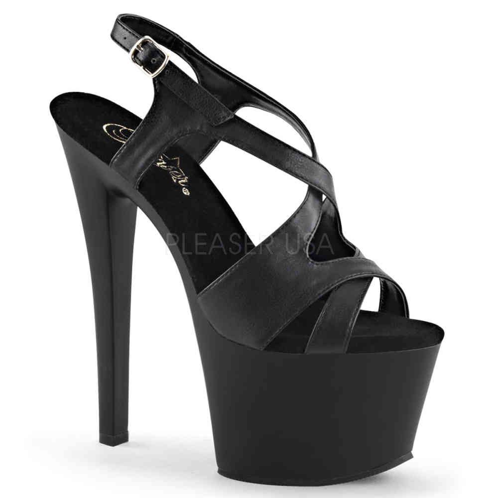 Pleaser - SKY330 Sandale à bride à la cheville, Pole dance chaussures - Chaussures de pole dance - Noir Product image